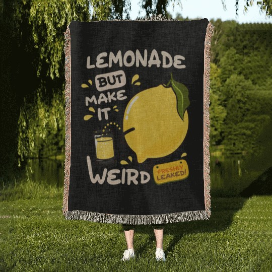 Lemonade Freshly Leaked Woven Blankets