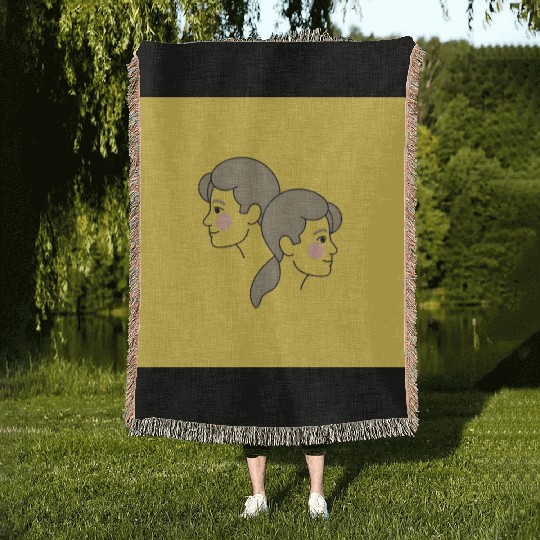Serenity Star Signs - Gemini Woven Blankets