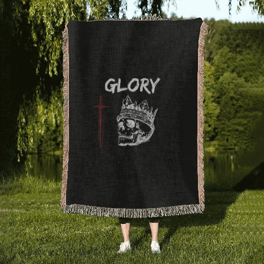 Glory and Death Woven Blankets