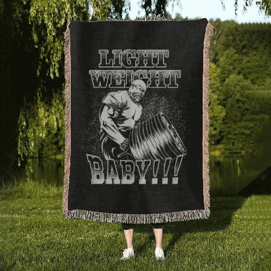 Lightweight Baby Drum Illustration Woven Blankets