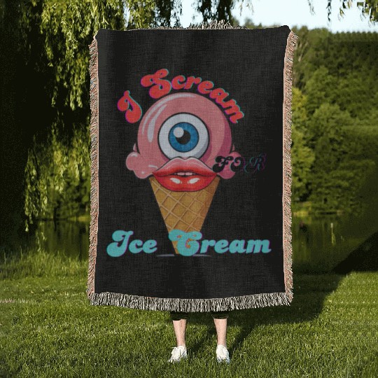 I Scream Woven Blankets