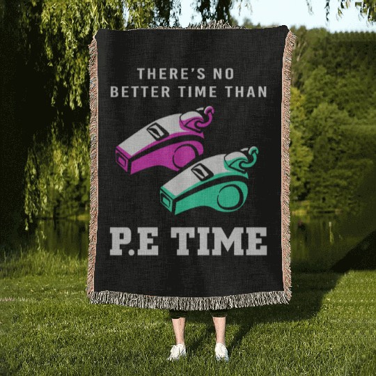 Physical Education Teacher Sports Teaching Woven Blankets
