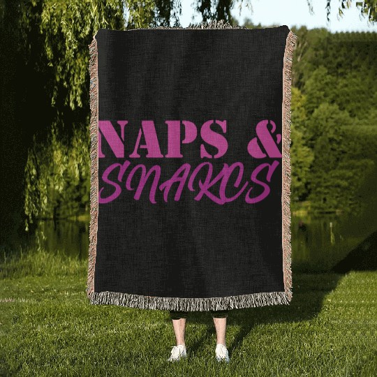 Naps & Snacks Woven Blankets