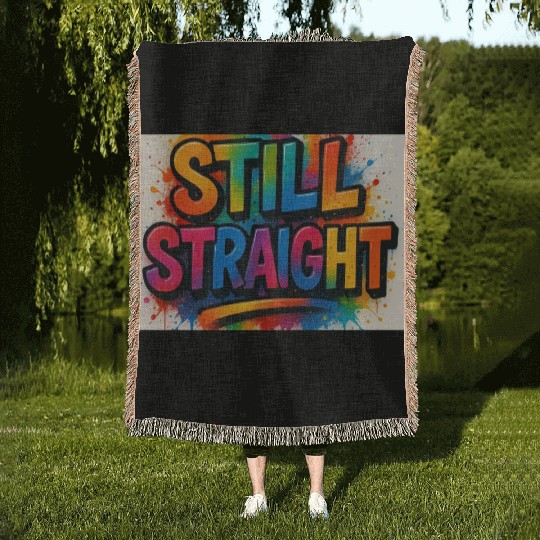 Still Straight Multi Colors Woven Blankets