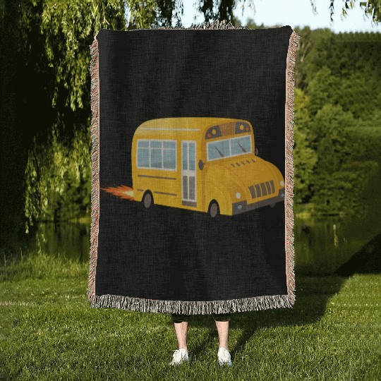 Field Trip Anyone Woven Blankets, Teacher Woven Blankets, Gift for Tea