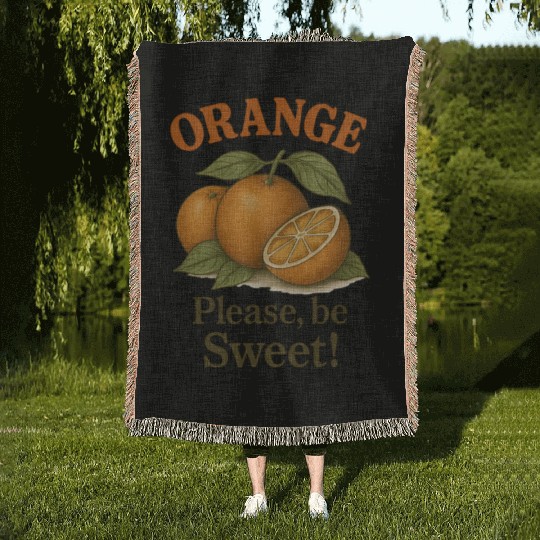 Orange You Glad? Woven Blankets