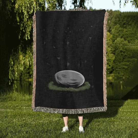 Do Not Disturb Rock Resting Peacefully on Grass Woven Blankets