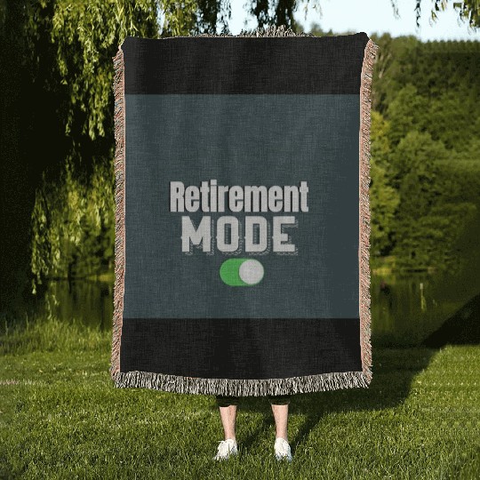 Retirement Mode Toggle Design Woven Blankets