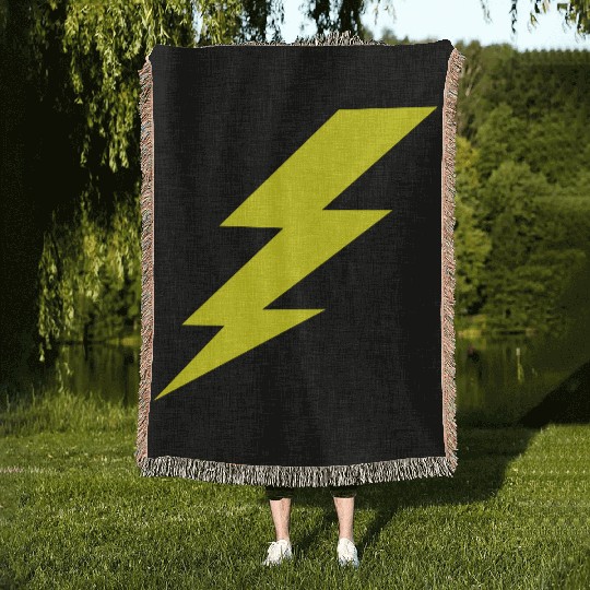 Lightning Bolt Woven Blankets