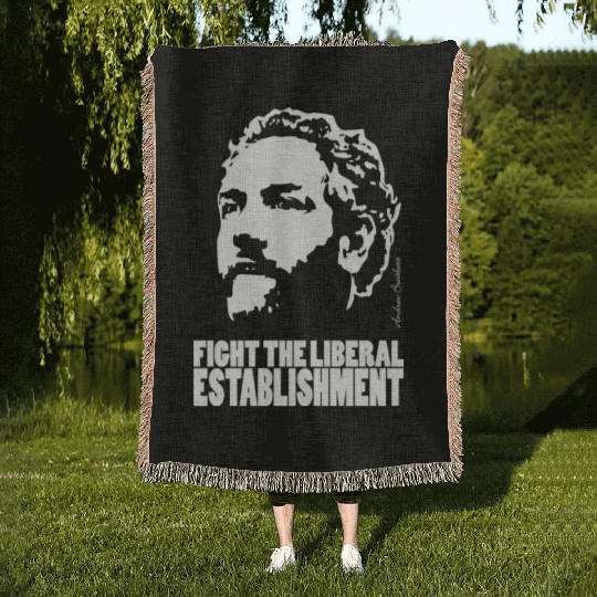Breitbart - Fight the Liberal Establishment - Woven Blankets
