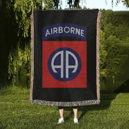 82nd Airborne Woven Blankets