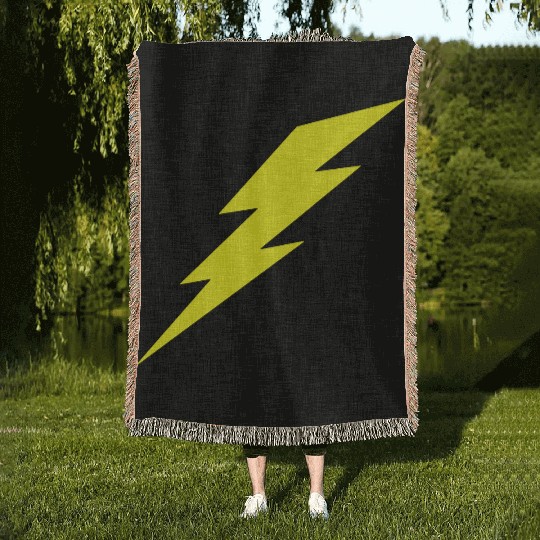 Lightning Bolt Woven Blankets