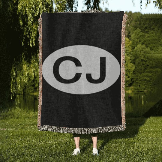 Jeep CJ Oval Woven Blankets