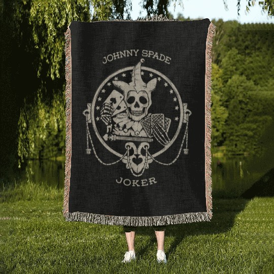 the joker Woven Blankets