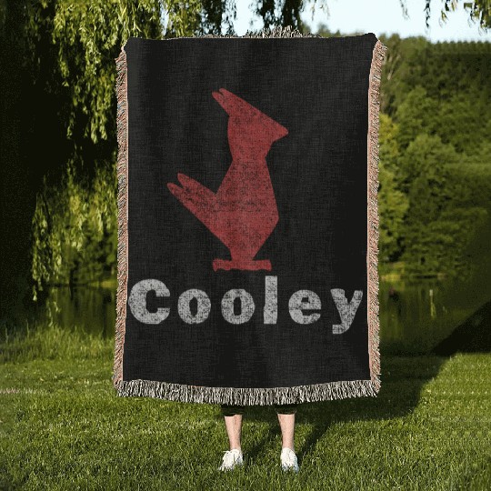 Cooley High School Cardinals Detroit Michigan Woven Blankets