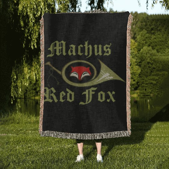 Machus Red Fox Hoffa Restaurant Woven Blankets