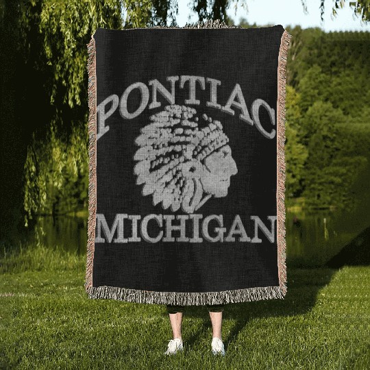 Pontiac Michigan Native American Woven Blankets