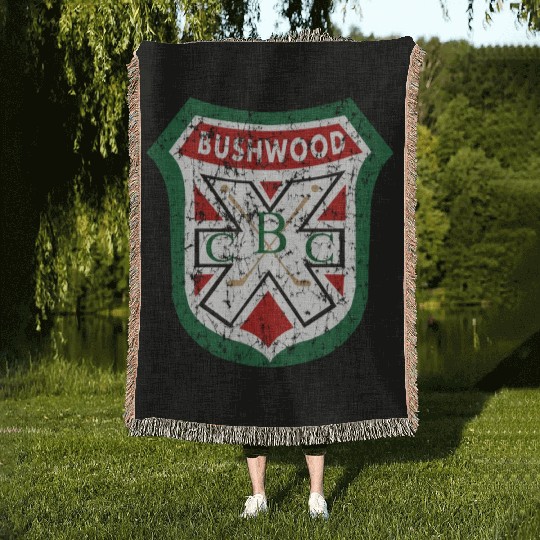 Bushwood Country Club Crest Woven Blankets