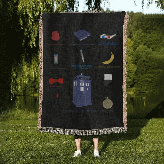 Doctor Who Items Woven Blankets