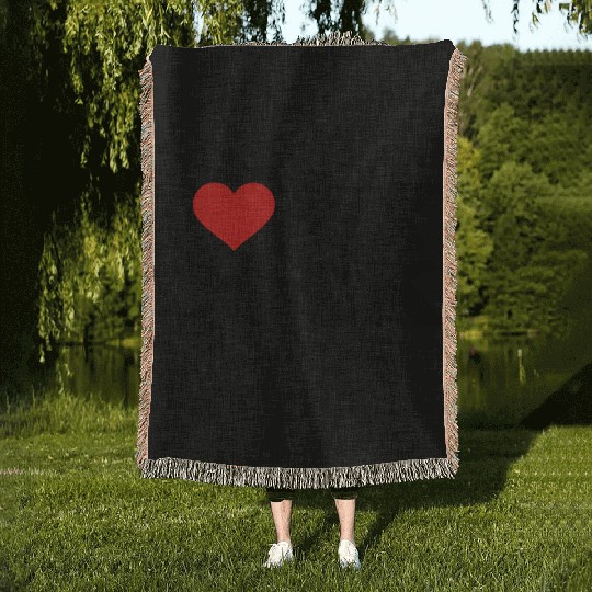 I love my cock Woven Blankets