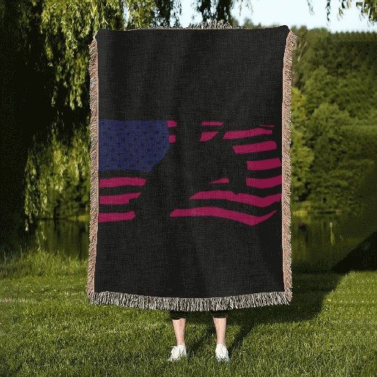 Western Rodeo - Bullrider Woven Blankets
