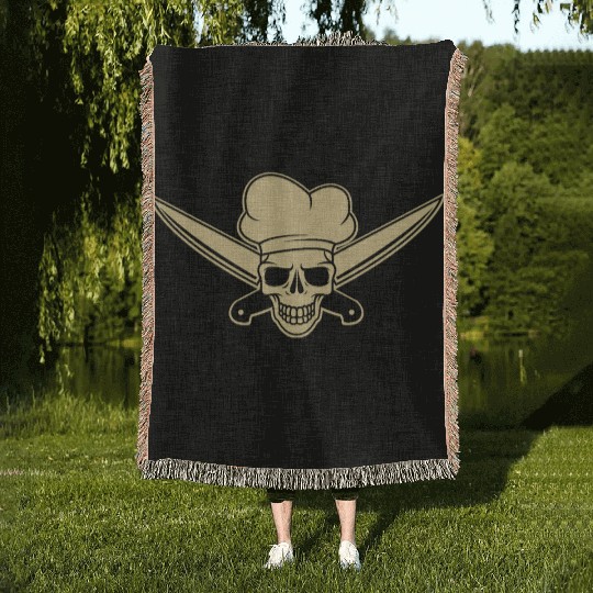 Chef pirate chef chef jacket Chef (male) pastry- Woven Blankets