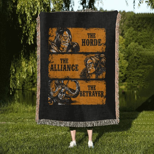 Warcraft-Warcraft stories Woven Blankets for Fans