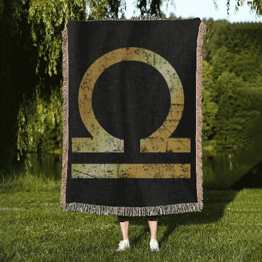 Zodiac Sign Libra – The Sign of Libra Woven Blankets