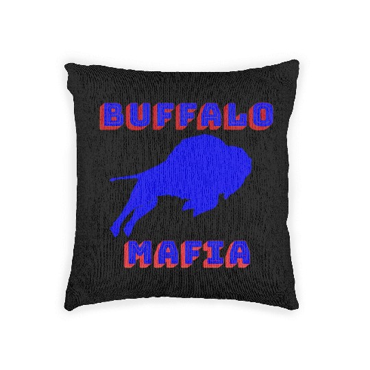 Bills Mafia Makes A Great For Buffalo Sports Fan Woven Pillows