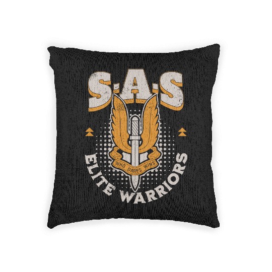 SAS Special Air Services Military British Woven Pillows