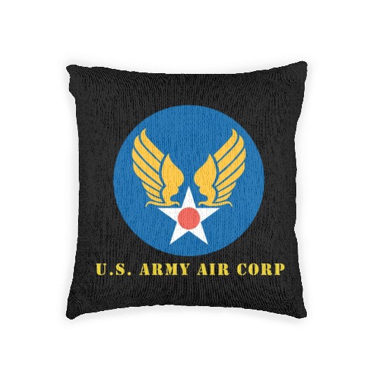 US Army Air Corp Woven Pillows