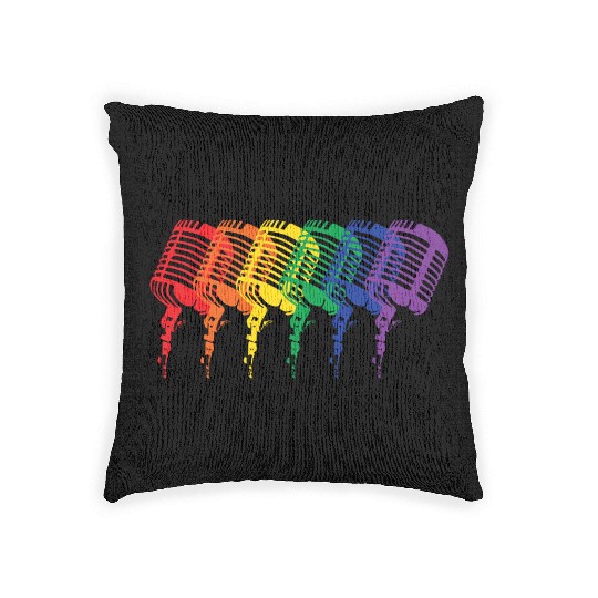 Multi-colored Mics Woven Pillows
