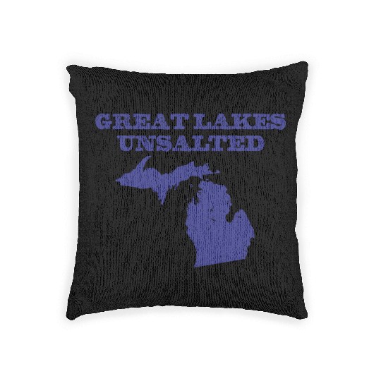 Great Lakes Unsalted Blue Woven Pillows