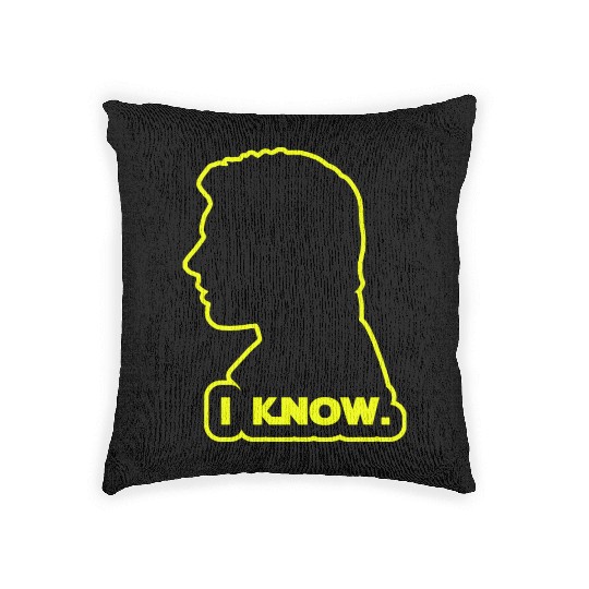 Han Solo - I Know. Design Woven Pillows