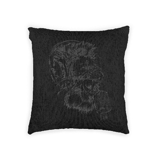 Beast In The Studio Woven Pillows