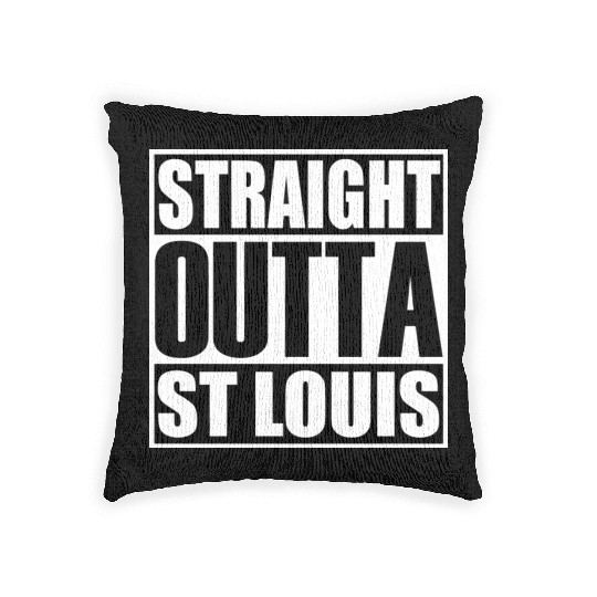 Straight Outta St Louis Woven Pillows