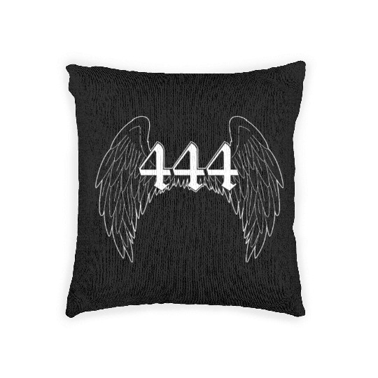 White Angel Wings Woven Pillows