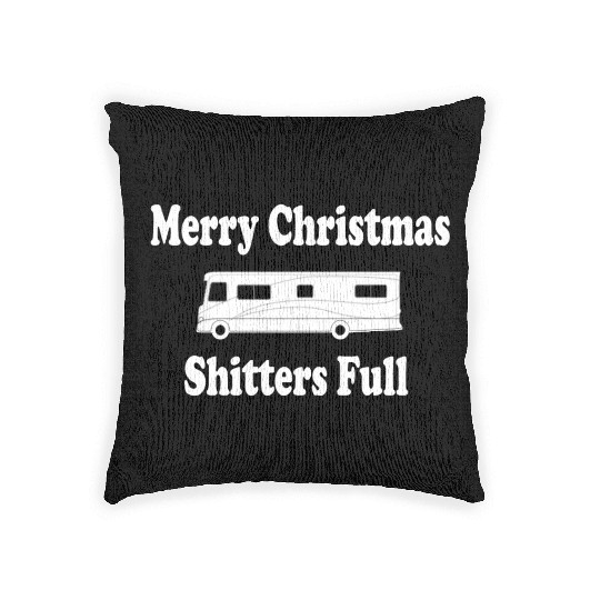 Christmas Vacation - Merry Christmas Shitters Full Woven Pillows