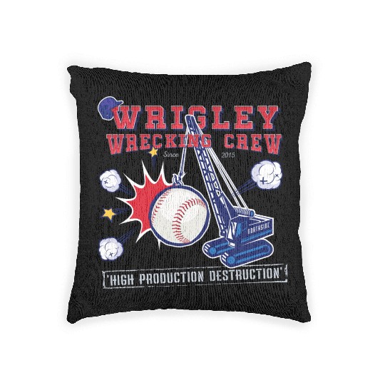 Wrigley Wrecking Crew Woven Pillows