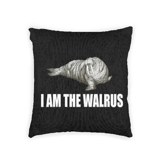 I Am The Walrus Woven Pillows