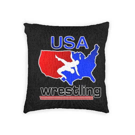 Team USA Wrestling Woven Pillows