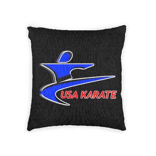 Team USA Karate Woven Pillows