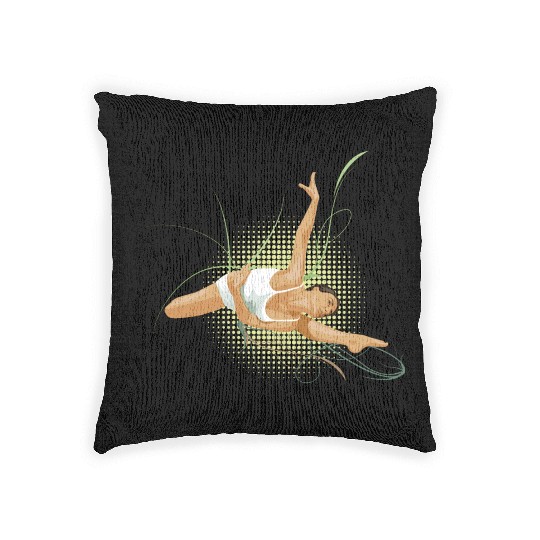 Yoga Woman Woven Pillows