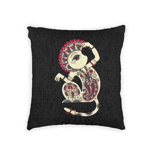 Aztec Monkey Woven Pillows