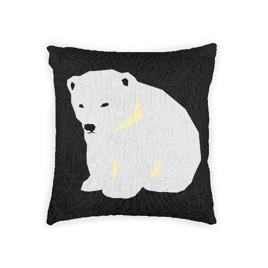 Polar bear Woven Pillows