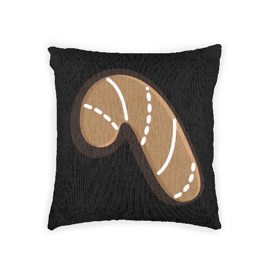 Gingerbread cookie Woven Pillows