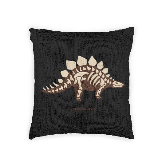 Stegosaurus Woven Pillows