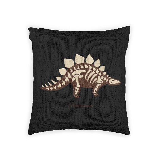 Stegosaurus Woven Pillows