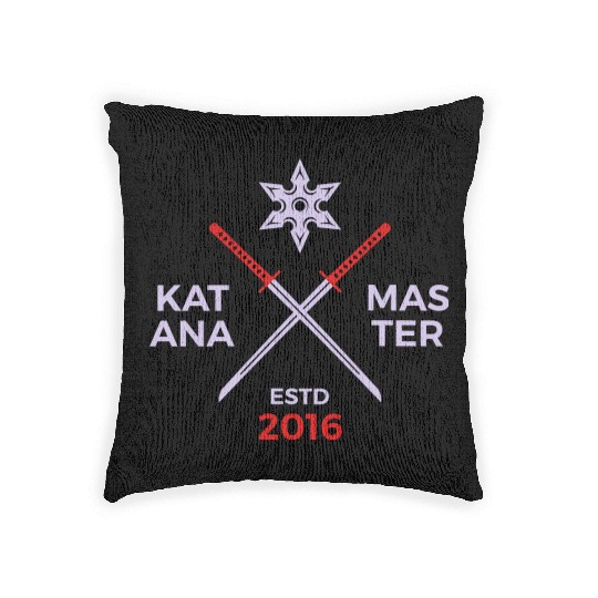 Katana Logo Woven Pillows