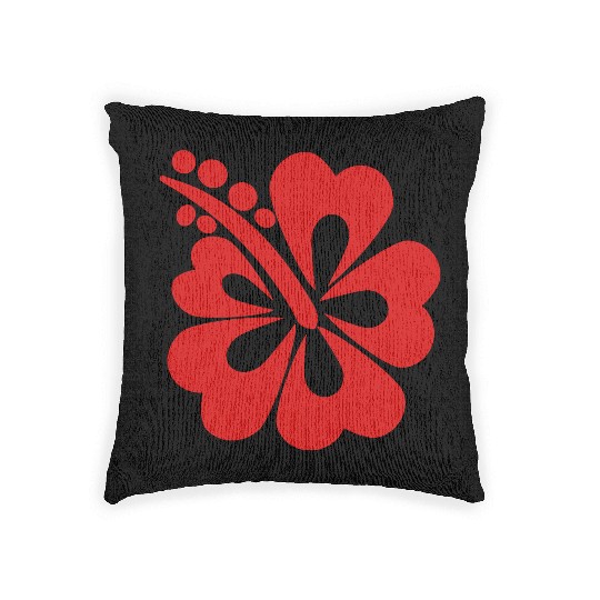 Hibiscus Woven Pillows
